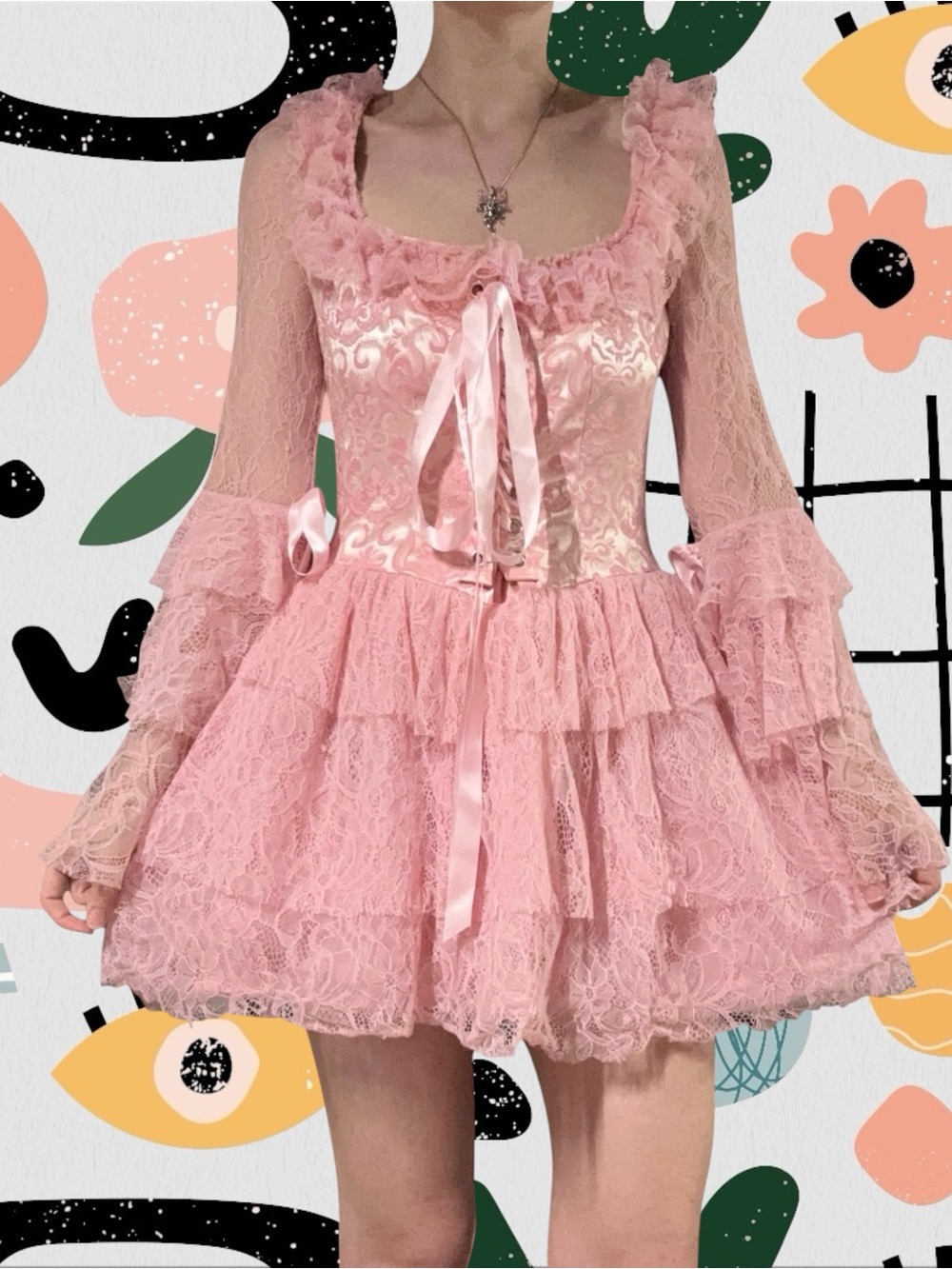 Dolls Kill | Trickz N Treatz Let Them Eat Cake Marie Antionette Costume Dress